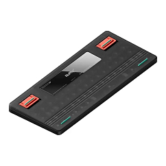 Клавиатура NuPhy Air75 V2 Red Switch Basalt Black
