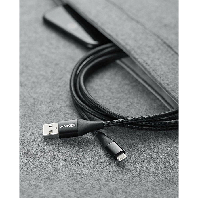 Кабель Anker Powerline+ II USB-A - Lightning Cable 1.8 m Black - рис.5