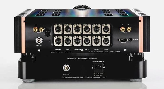 Интегральный усилитель Dan D'Agostino Momentum Integrated Amplifier Black - рис.3