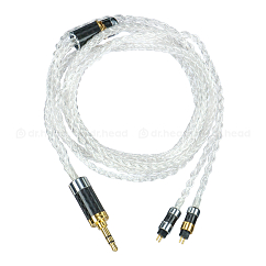 Кабель HeadMade IEM Silver 2-pin - 3.5mm 1.2m