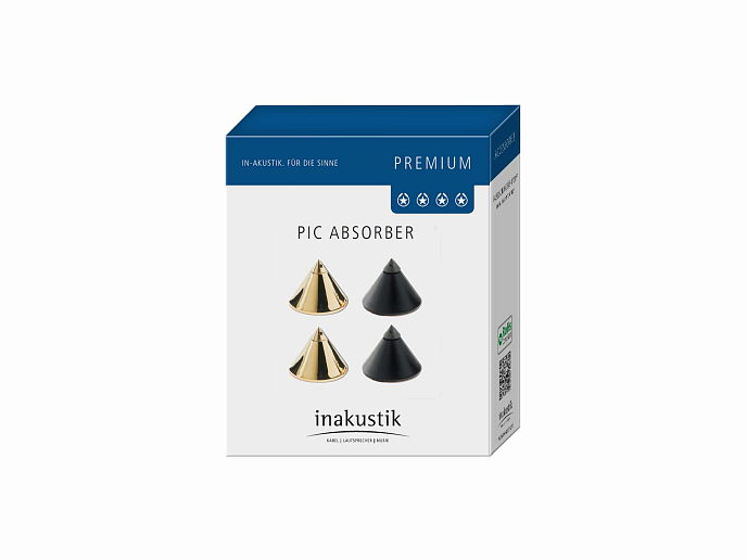 Стойки под акустику Inakustik Premium Pic, 4 Set gold - рис.3