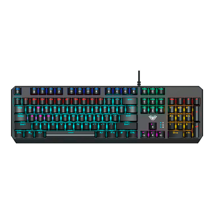 Клавиатура AULA F2066 Grey (KRGD Blue switch) - рис.0