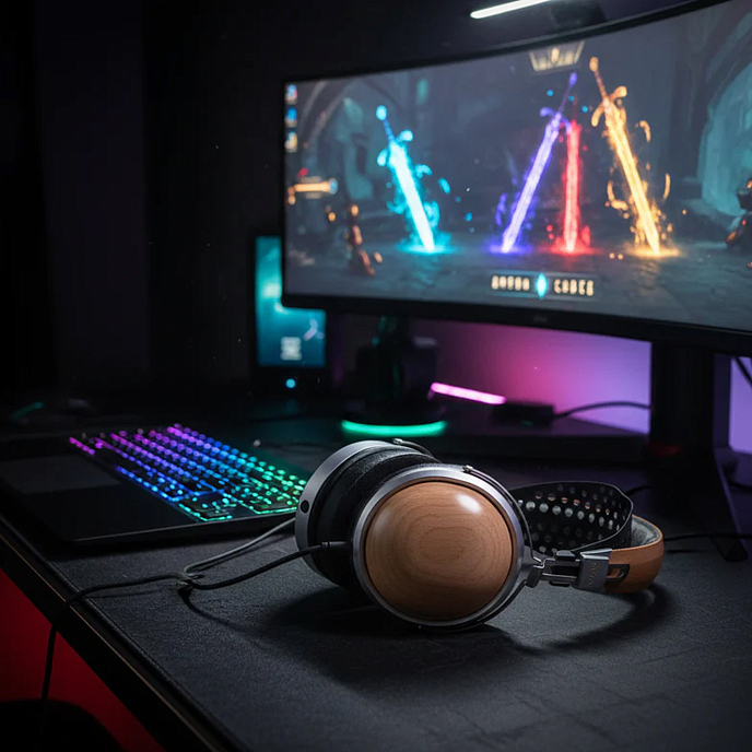 Амбушюры Dekoni Audio Fiio FT1 Headphone Sheepskin/Elite Velour Hybrid Black - рис.5