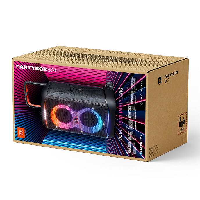 Портативная колонка JBL Partybox 520 Black - рис.12