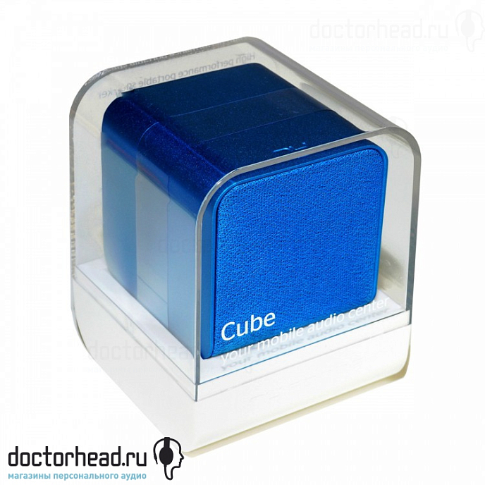 Портативная колонка Nu Force Cube Blue - рис.1