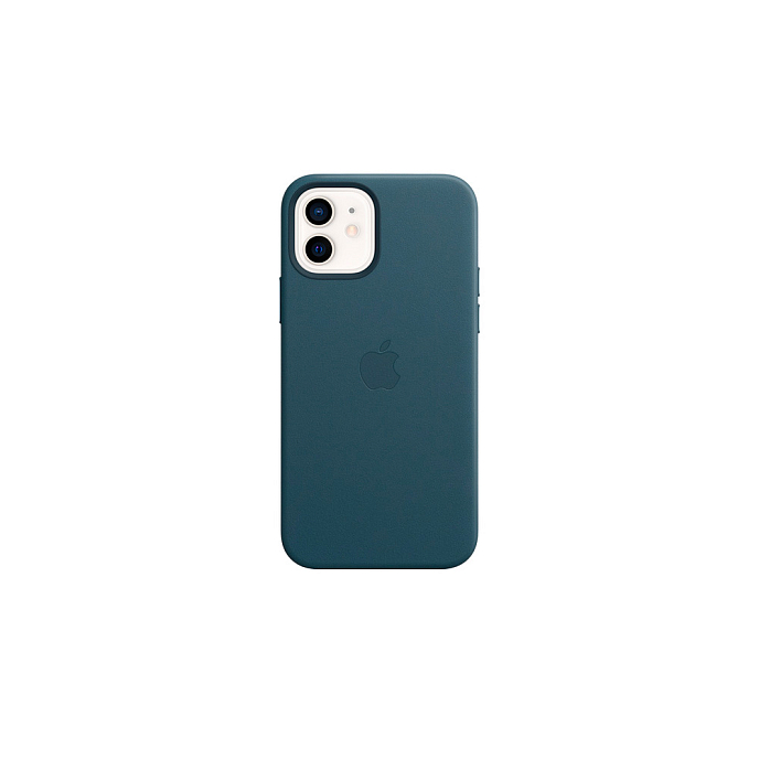 Чехол для смартфонов Apple iPhone 12 + 12 Pro Leather Case with MagSafe Baltic Blue - рис.3