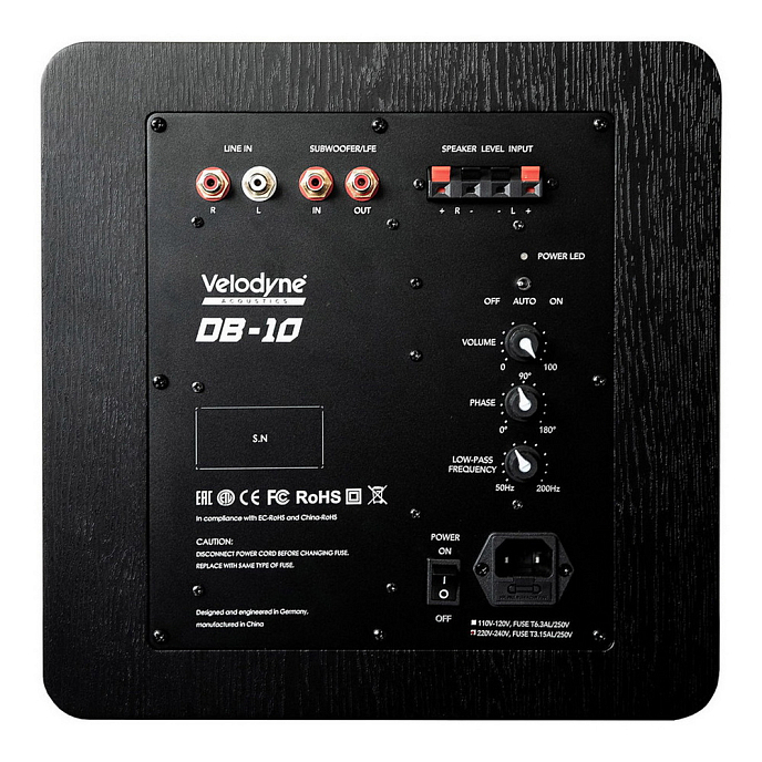 Сабвуфер Velodyne DB-10 Black - рис.3