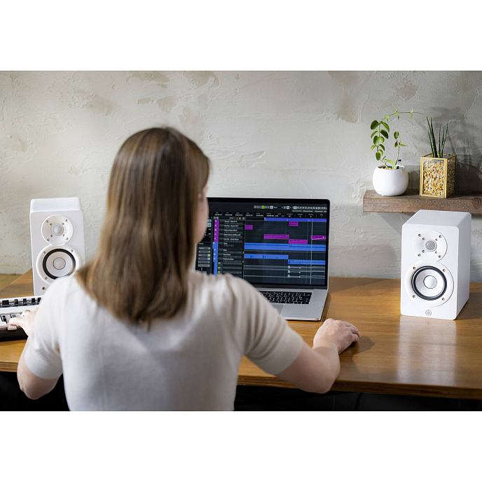 Студийный монитор Yamaha HS4 White - рис.6