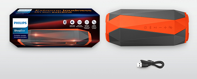 Портативная колонка Philips SB500 Orange - рис.8