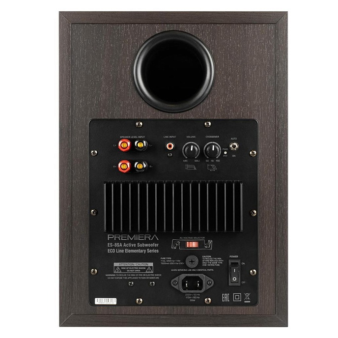 Сабвуфер Premiera ES-8SA Mocca Wood - рис.3