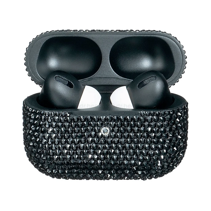 Беспроводные наушники Apple AirPods Pro 2nd gen with MagSafe USB-C (2023) Swarovski Crystal Black - рис.0