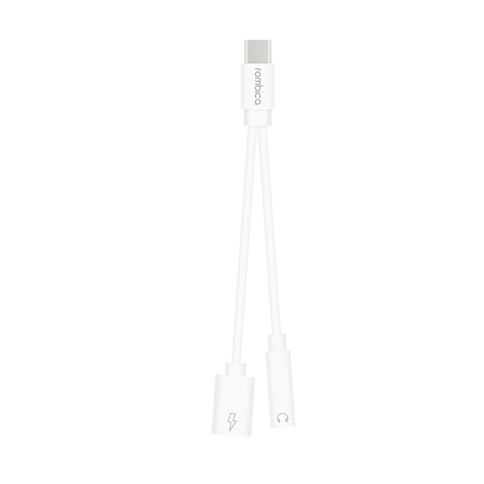 Адаптер Rombica Type-C Adapter 3.5C White - рис.0
