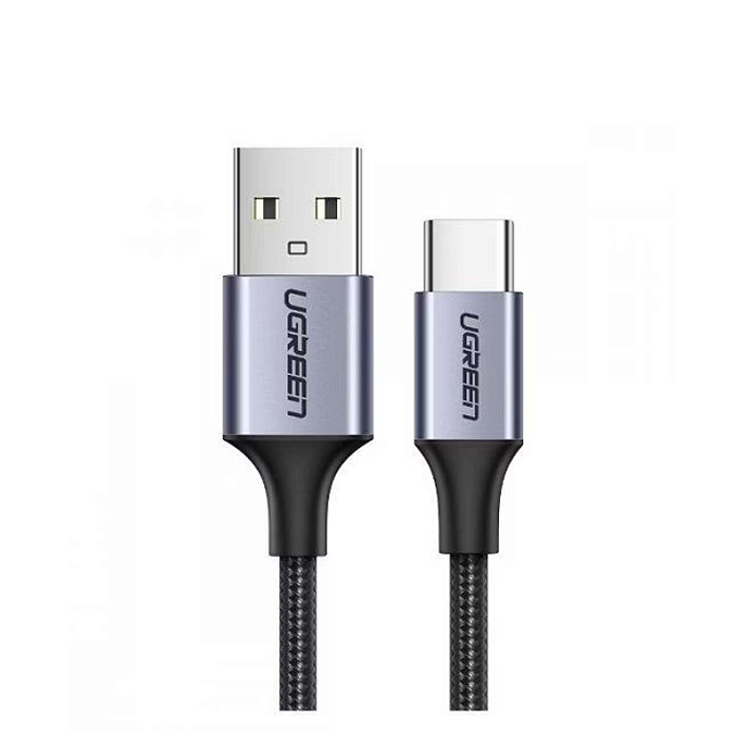 Кабель UGREEN US288 USB-A - USB-C 2m Space Gray - рис.0