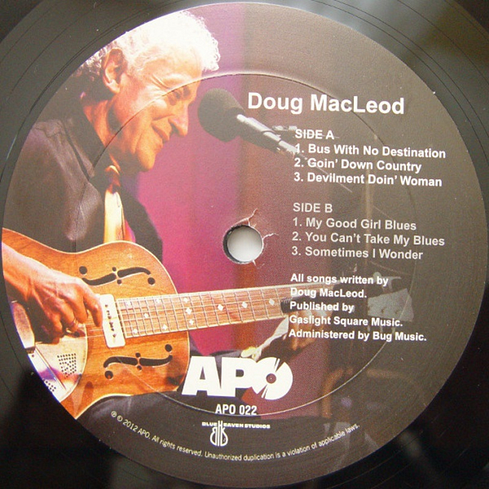 Виниловая пластинка Doug MacLeod ‎– Doug MacLeod LP - рис.0