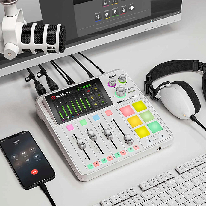 Микшерный пульт RODE RodeCaster Duo White - рис.6