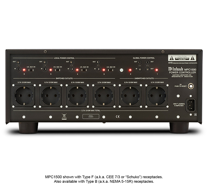 Сетевой фильтр Mcintosh MPC1500 - рис.2