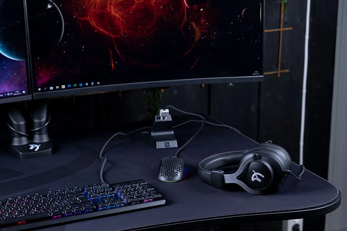 Компьютерный стол Arozzi Arena Gaming Desk White - рис.5