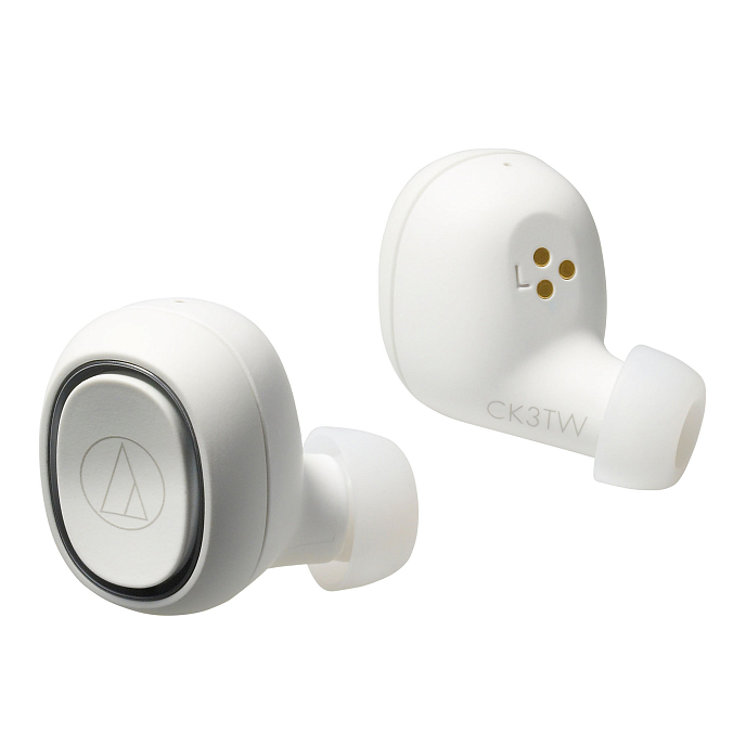 Беспроводные наушники Audio-Technica ATH-CK3TW White - рис.1