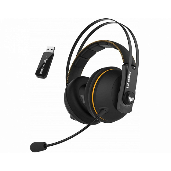 Игровая гарнитура Asus TUF Gaming H7 Wireless Yellow - рис.0