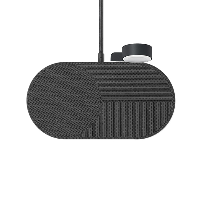 Беспроводная зарядка Native Union Drop Xl Watch Wireless Charger 10W Grey - рис.1