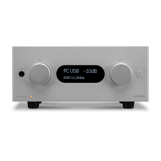 Усилитель для наушников с ЦАП Audiolab M-DAC+ Silver - рис.0