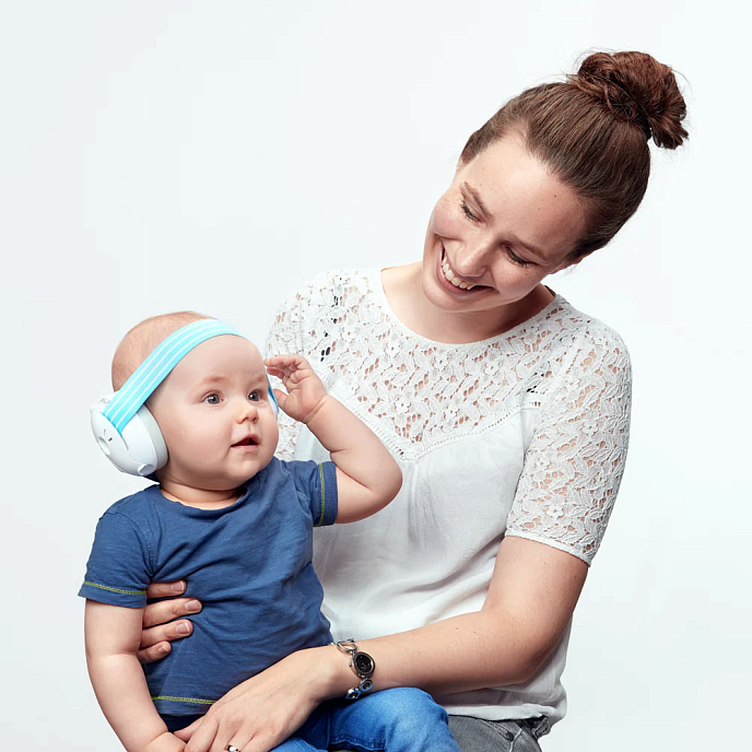 Детские противошумные наушники Alpine Muffy Baby Blue - рис.4