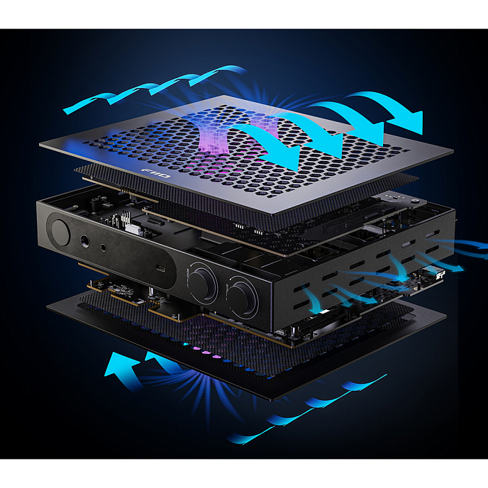 Усилитель для наушников с ЦАП FiiO K19 Black - рис.11