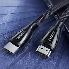 Кабель Ugreen HD140 HDMI 2.1 - 8K Braided Black 2m