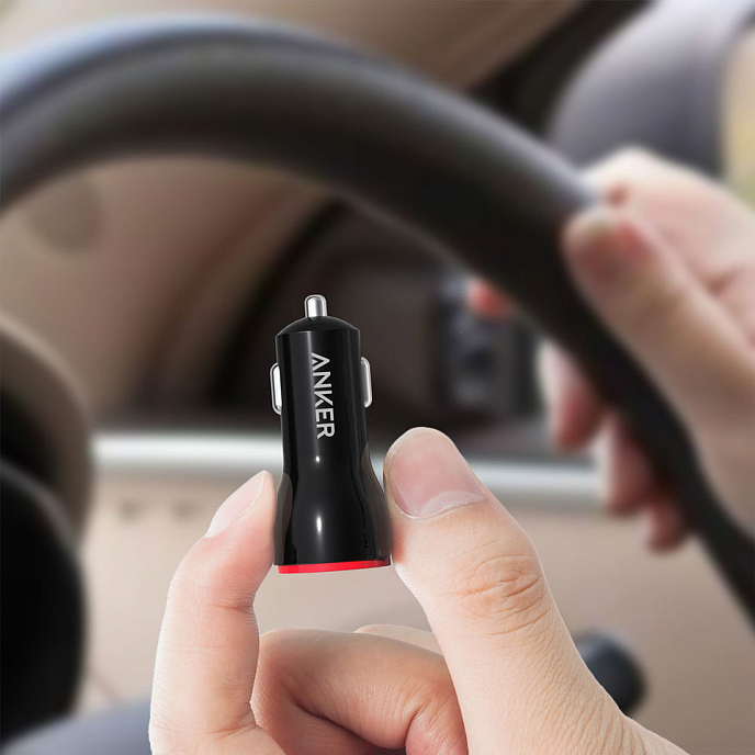 Автомобильное зарядное устройство Anker PowerDrive 2, 4.8A, 2USB, Lightning (B2310011) - рис.7