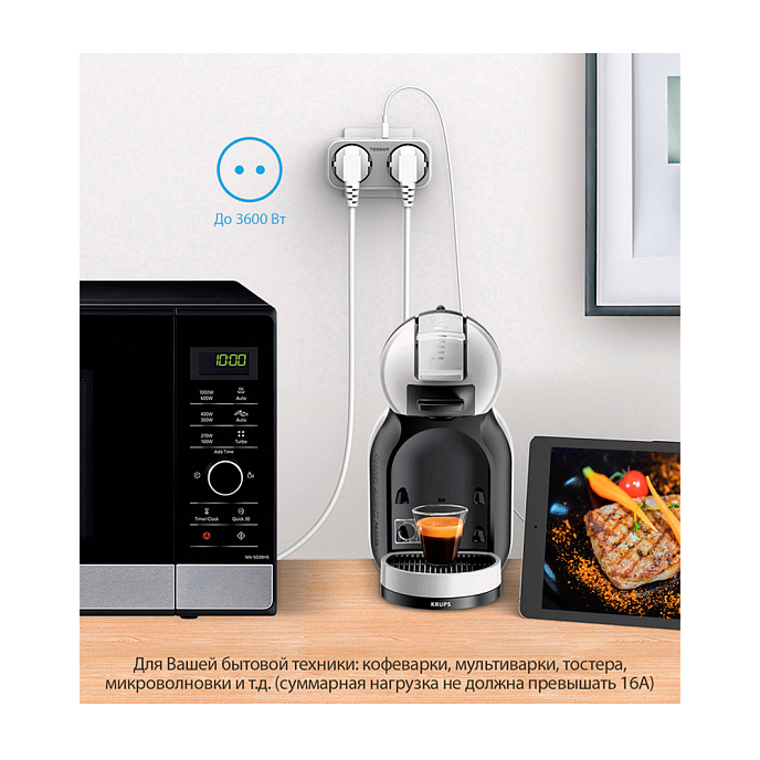 Сетевой фильтр Tessan TS-321-DE Grey - рис.2