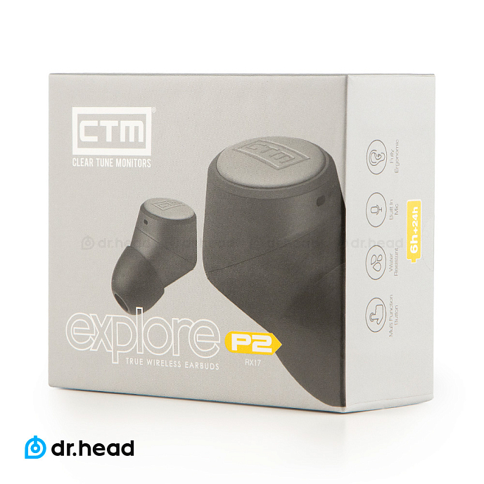 Беспроводные наушники CTM Explore P2 Silver Matte - рис.5