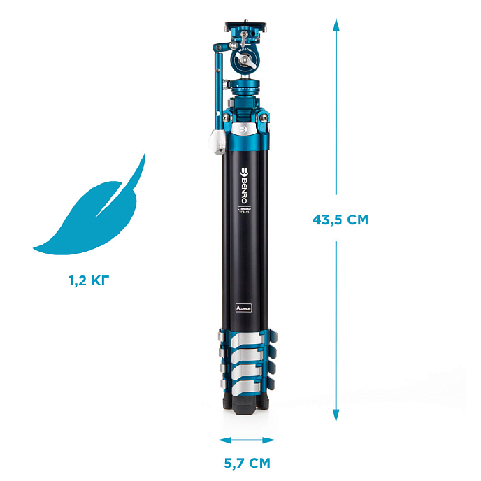 Стабилизатор Benro TCBA15FS20PROC Cyanbird Black/Blue - рис.2