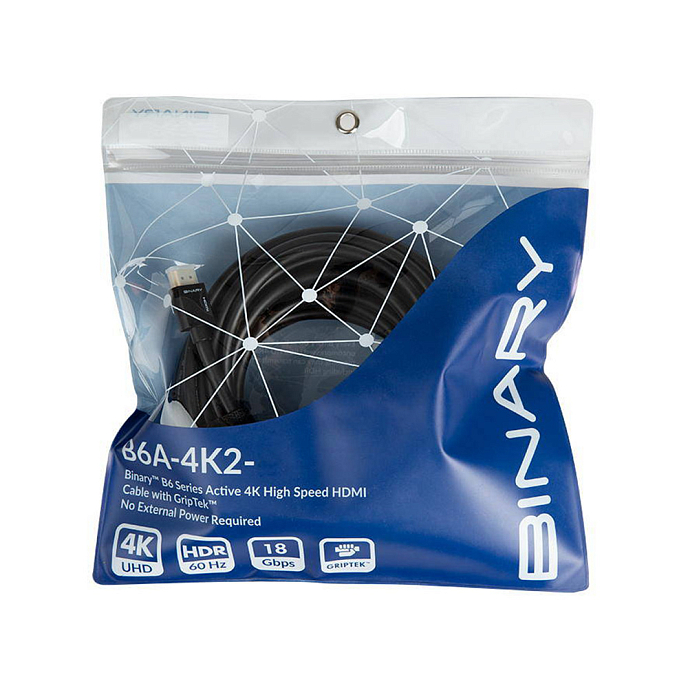 Кабель Binary Cables HDMI B6 Active 4K High-Speed 30 m - рис.1