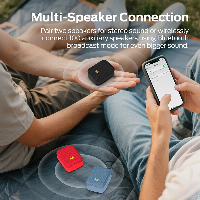 Портативная колонка Monster Atomic Atom Black - рис.12