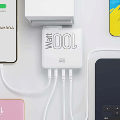 Сетевое зарядное устройство Lyambda SLT-100 White