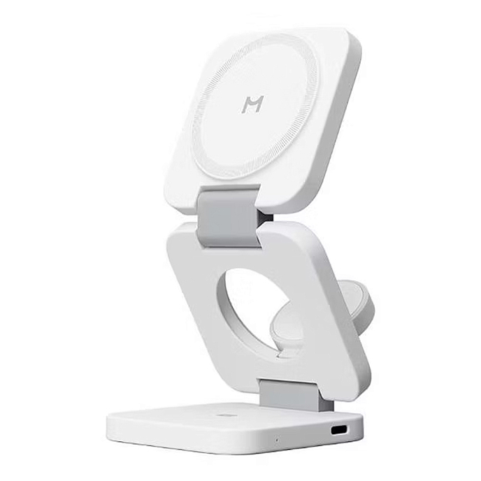 Беспроводная зарядка Magssory Flex 3in1 for Apple White - рис.0