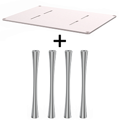 Стойка для Hi-Fi ddHiFi HS550 + SR180 x 4 Pinkish Gray/Silver