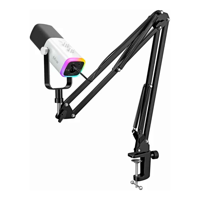 Микрофон для стриминга и игр Fifine AM8T White - рис.2