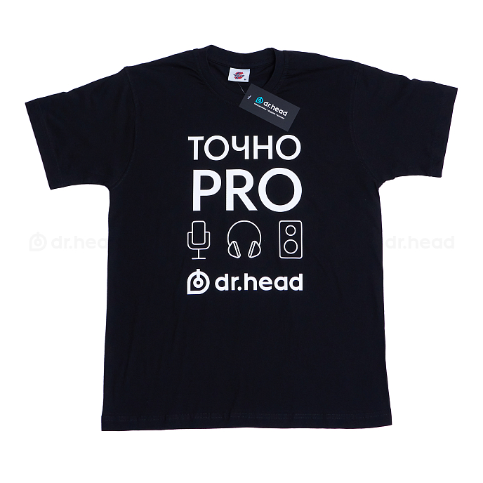 Футболка Dr.Head футболка Точно PRO размер M черный - рис.0