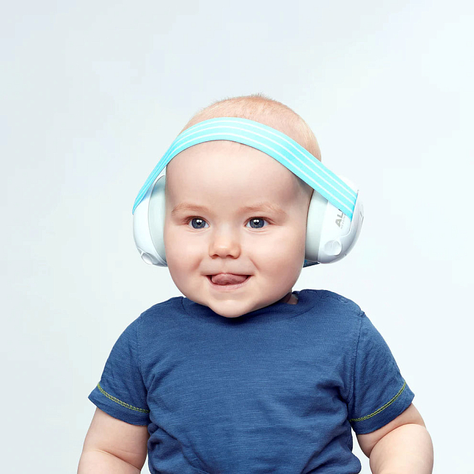 Детские противошумные наушники Alpine Muffy Baby Blue - рис.3