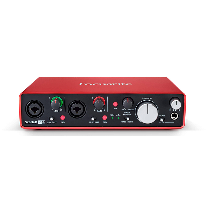 Аудиоинтерфейс FOCUSRITE Scarlett 2i4 USB 2nd Gen - рис.0