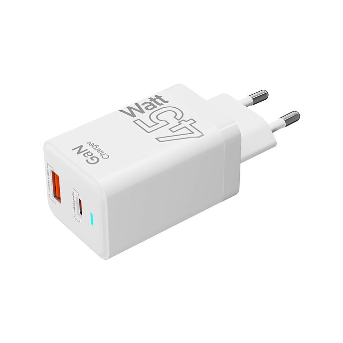 Сетевое зарядное устройство Lyambda GaN SLT-45 White - рис.0