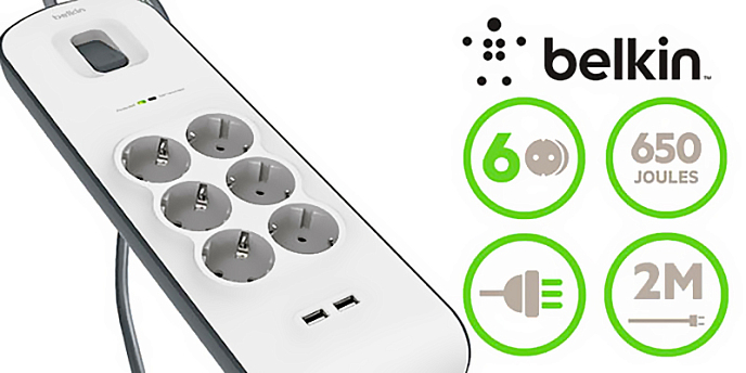 Сетевой фильтр Belkin Surge Protectors BSV604vf2M - рис.2