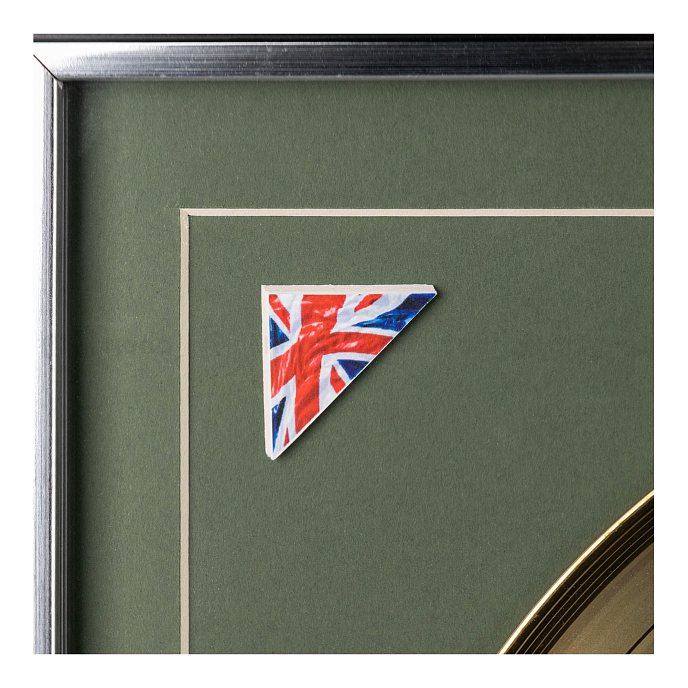 Сувенир Декор Золотой диск The Beatles - White Album разноцветный - рис.4