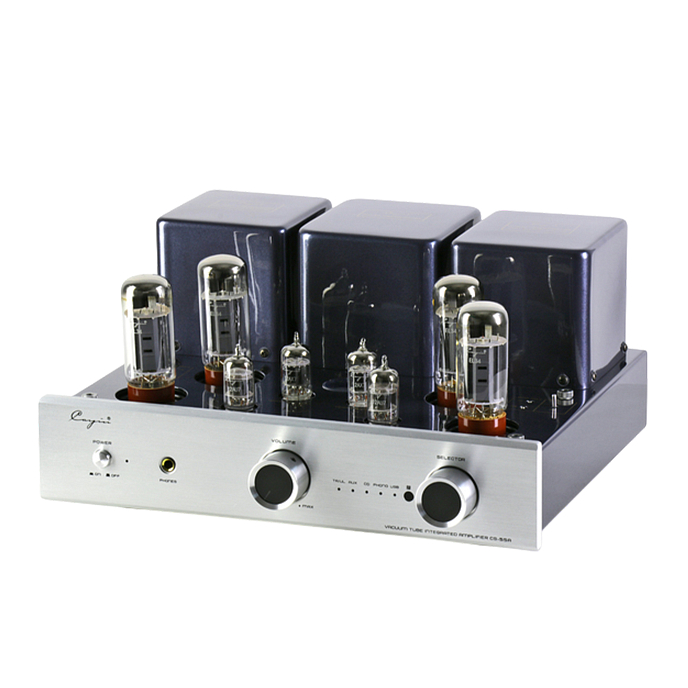 Интегральный усилитель Cayin CS-55A EL34 Silver - рис.0