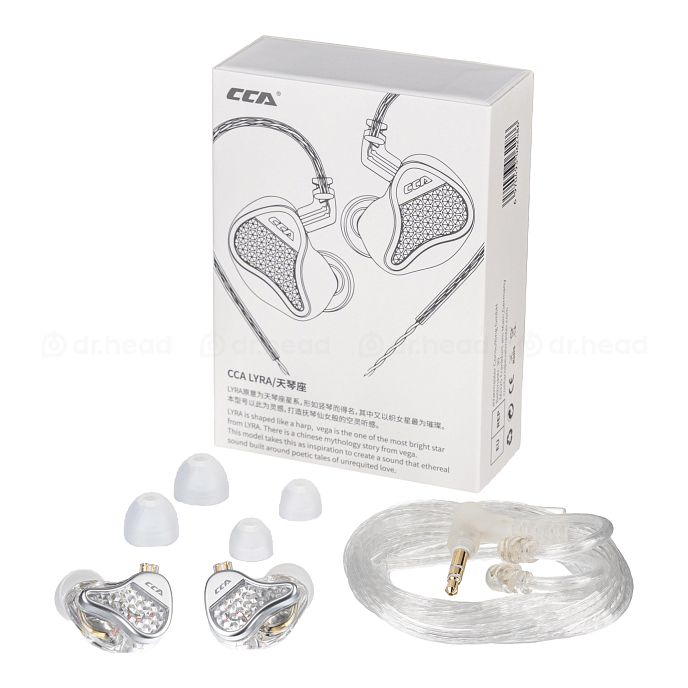 Наушники внутриканальные CCA LYRA Crystal Clear Without Mic - рис.5