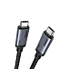 Кабель Ugreen L706 USB-C - USB-C GEN4 Grey 2m - рис.0