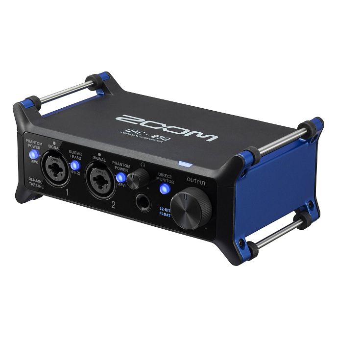 Аудиоинтерфейс Zoom UAC-232 Black Blue - рис.2