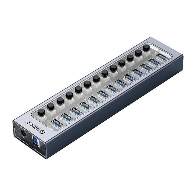 USB HUB Orico AT2U3-13AB Grey - рис.0