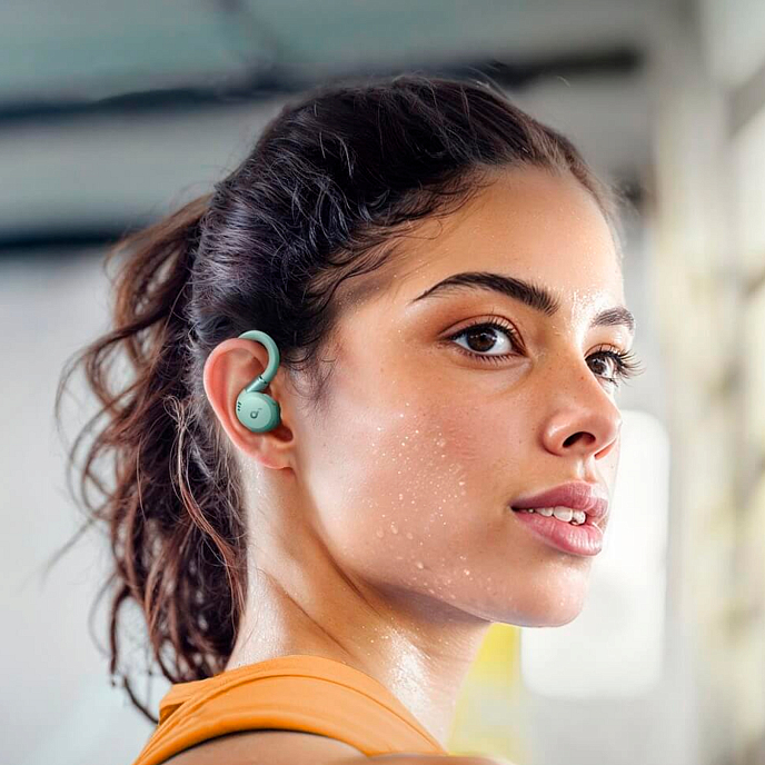 Беспроводные наушники Anker Soundcore Sport X20 green tws спортивные внутриканальные наушники_OpenBox - рис.7